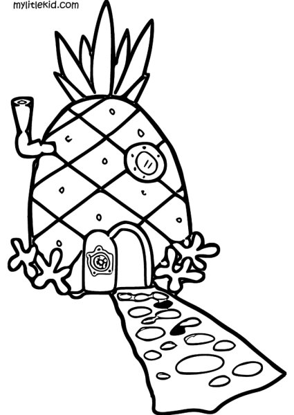 Дом ананас губки Боба