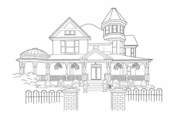 Эскиз усадьбы