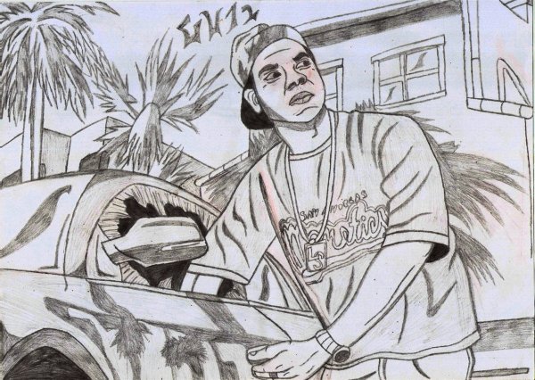 Раскраски GTA 5 Майкл