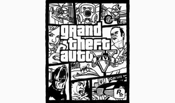 Раскраска машина Франклина из ГТА 5