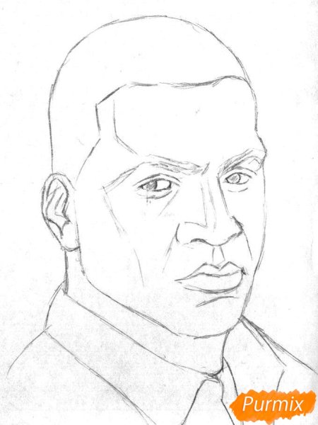 Рисунок Франклина из ГТА 5