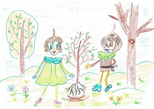 Эколята раскраска