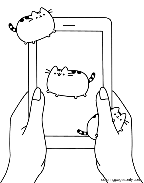 Пушин Кэт раскраска