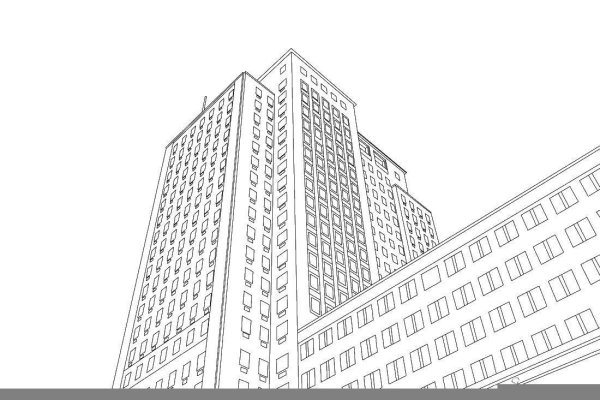 Многоэтажный дом раскраска