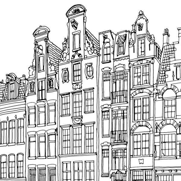 Раскраска здания