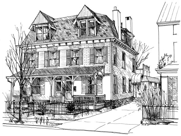 Зарисовки зданий