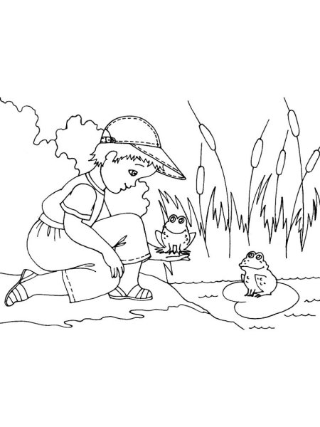 Экология раскраска для детей