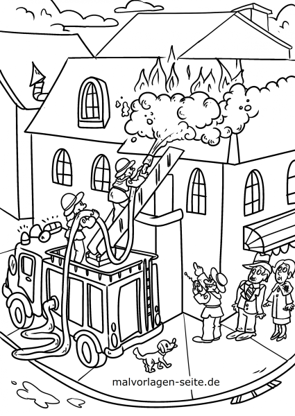 Раскраска пожарная безопасность