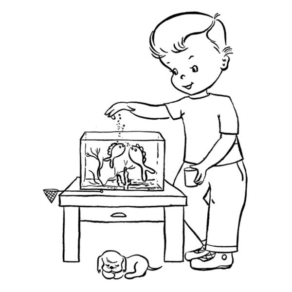 Раскраска помощники