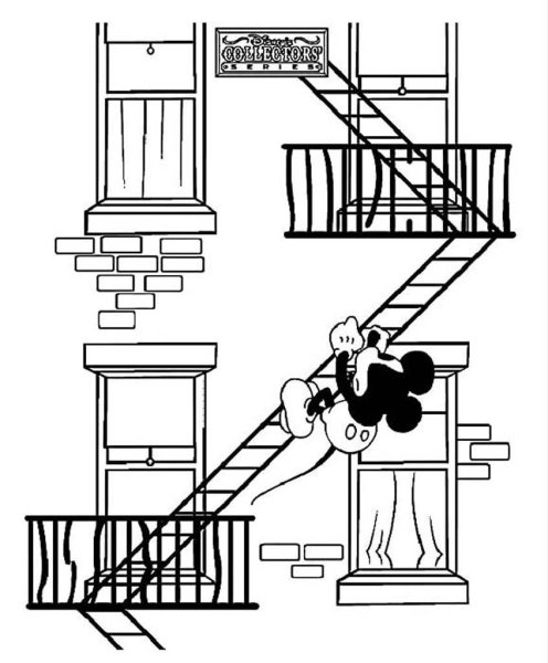 Раскраска этаж