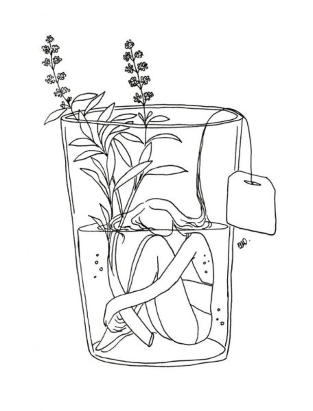 Раскраски Эстетика