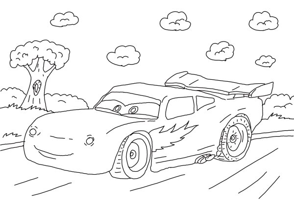 Машинки разукрашки для мальчиков