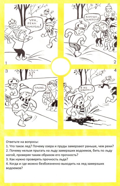 Правила поведения раскраска