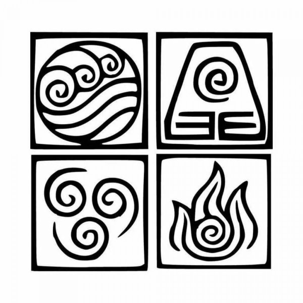 4 Стихии символы