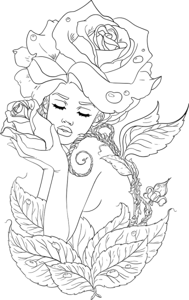 Раскраски антистресс феи