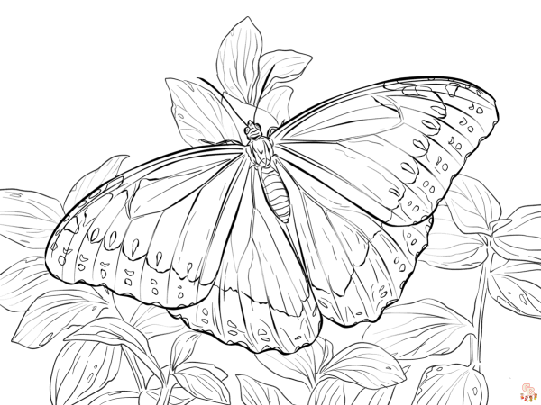 Раскраска "бабочки"