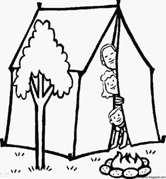 Раскраски на тему туризм для детей