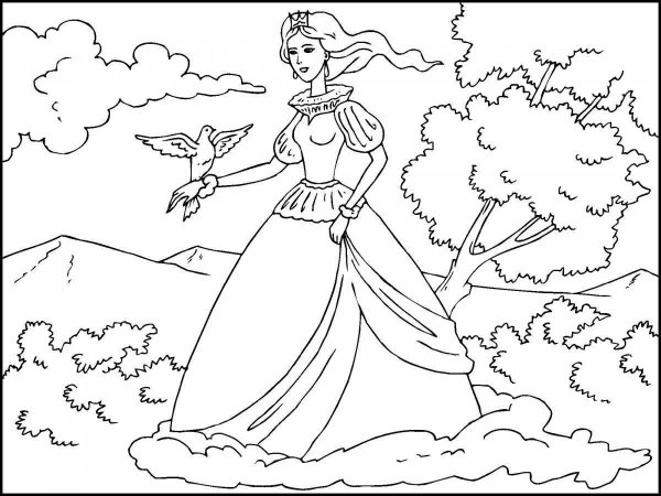 Раскраска для девочек