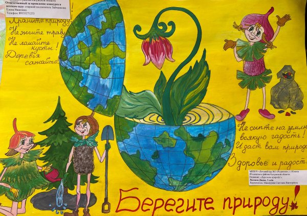 Конкурс детского рисунка Эколята друзья и защитники природы