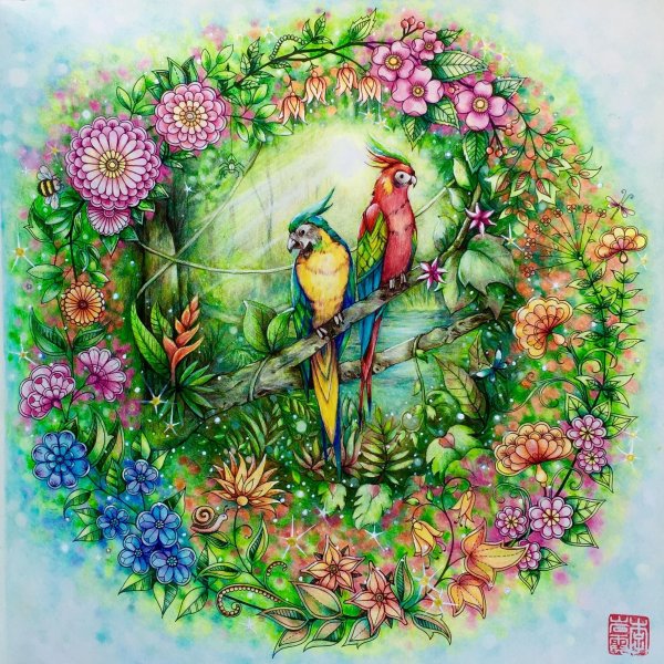 Джоанна Бэсфорд таинственный сад джунгли