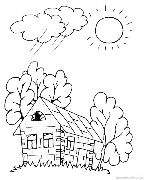 Родина раскраска для детей