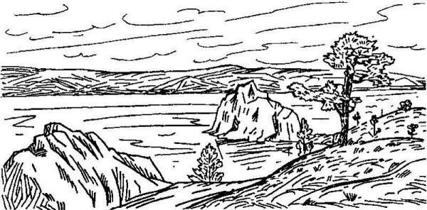 Байкал раскраска