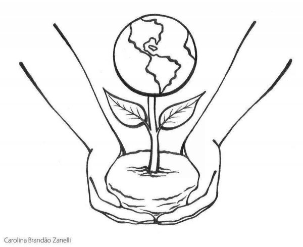 Раскраски про экологию земли