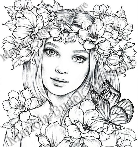 Портрет осени карандашом