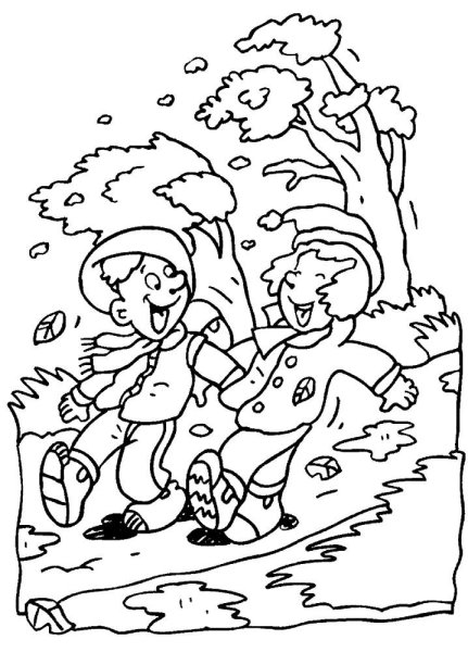 Ветер раскраска