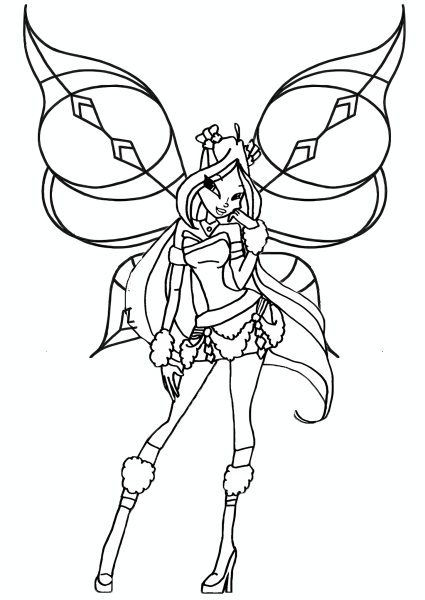 Раскраски Винкс Софикс