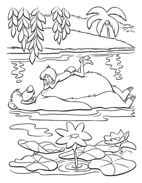 Картинки для раскрашивания природа