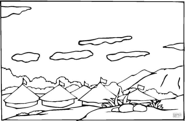 Раскраска моя Родина Казахстан