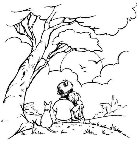 Эскизы для выжигания по дереву природа