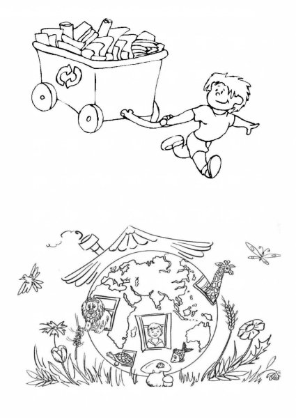 Эко раскраска