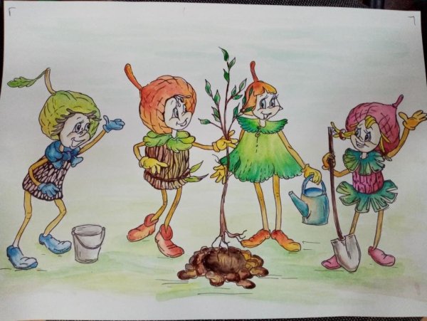 Сказочные герои Эколята