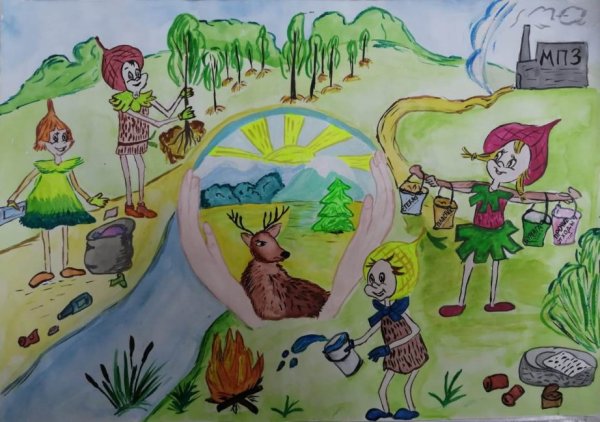 Защитники природы рисунки