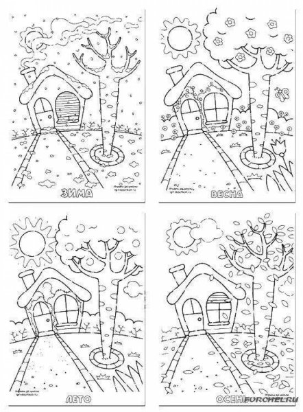 Времена года задания для детей