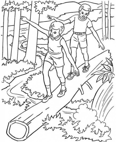 Раскраски лето для мальчиков