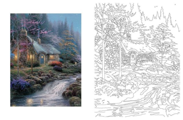 Томас Кинкейд Дисней Колоринг