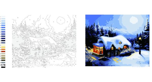 Картины для раскрашивания по номерам