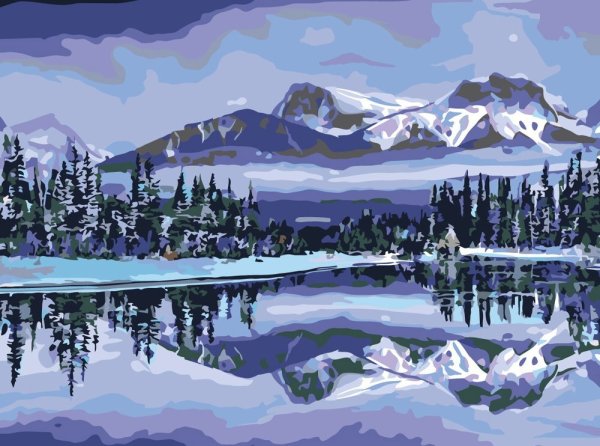 Пейзаж по цифрам