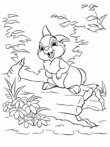 Раскраска животные из мультиков