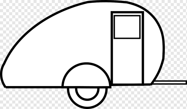 Раскраска легковая машина с прицепом