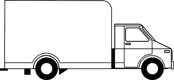 Раскраски машинки с прицепом для детей