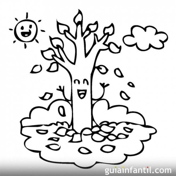 Радужное дерево раскраска