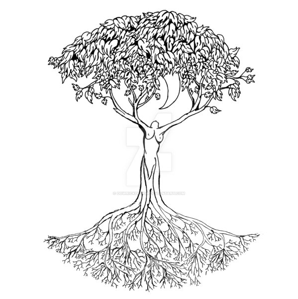 Древо жизни раскраска