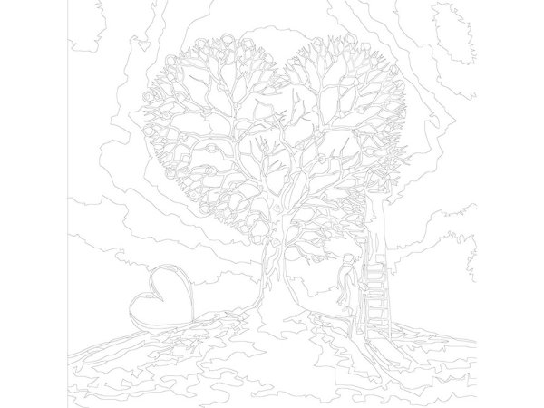 Картина по номерам раскраска