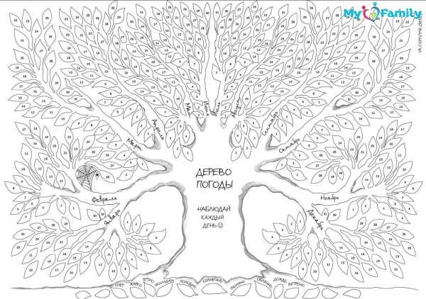 Дерево настроения в детском саду