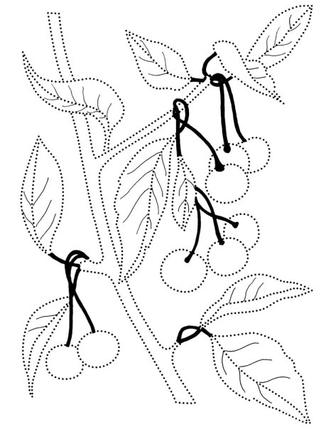 Штриховка деревья для дошкольников