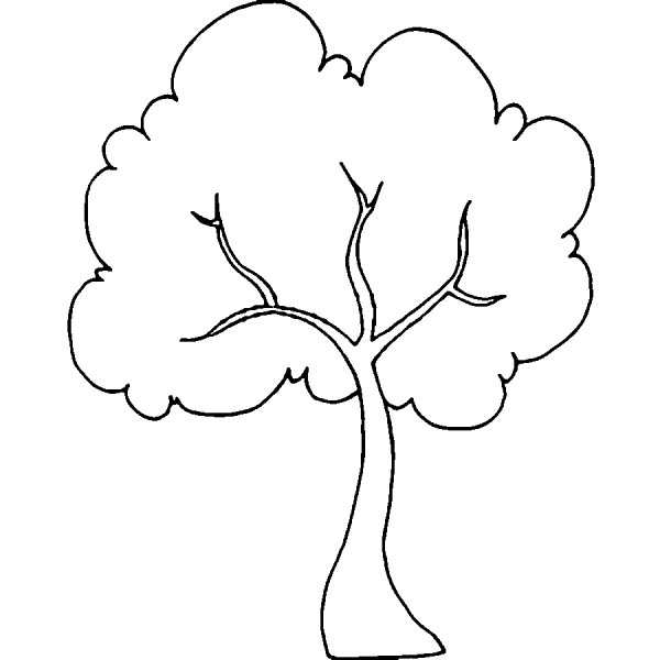 Дерево контур для вырезания